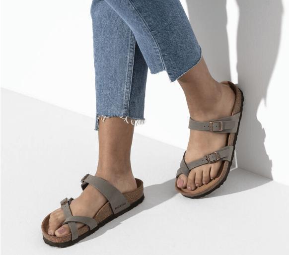 Birkenstock Mayari Stone Birko-Flor Regular Width Product Image