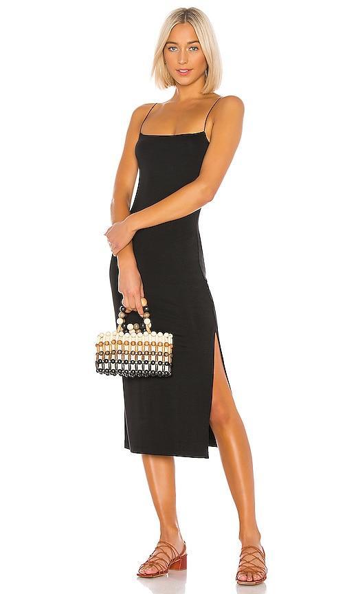 Enza Costa Strappy Side Slit Dress Size L, XL, XS. Product Image