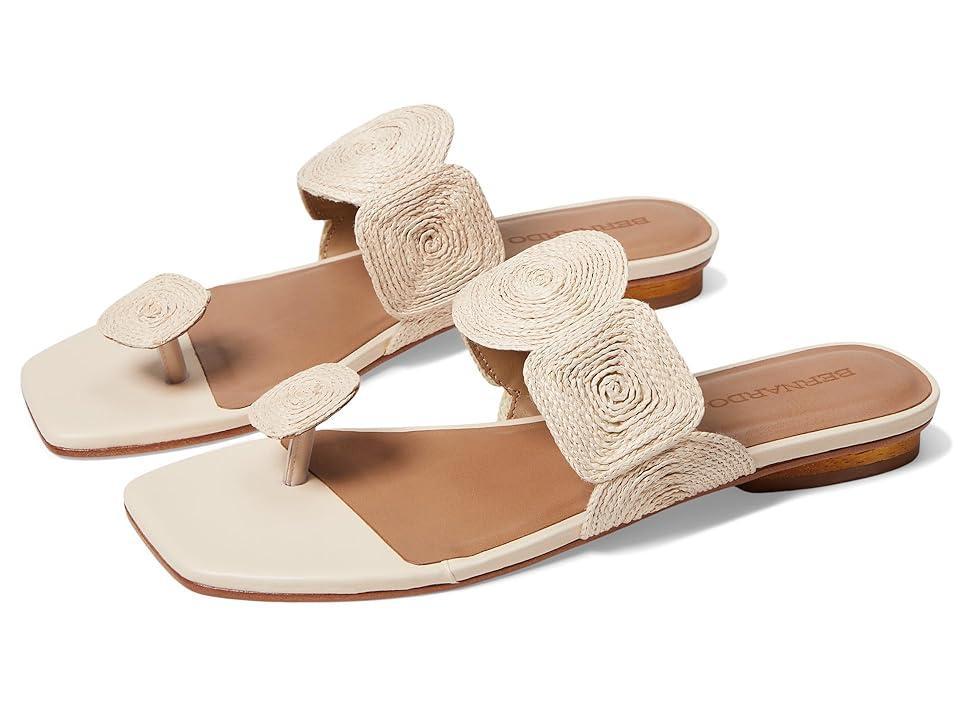 Bernardo Palermo Raffia (Ivory) Women's Shoes Product Image