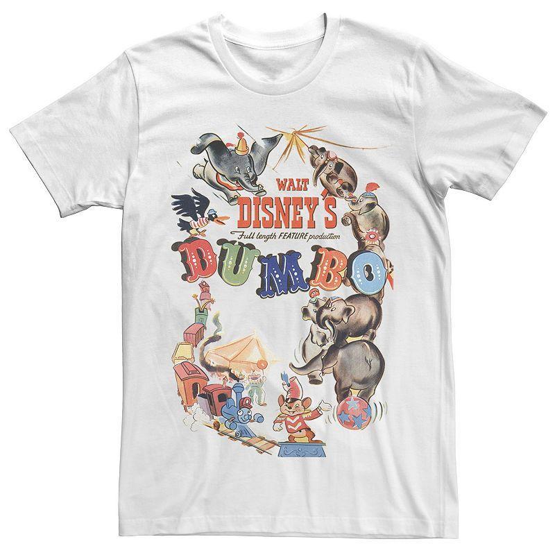 Mens Dumbo Theatrical Poster Short Sleeve T-shirt Product Image