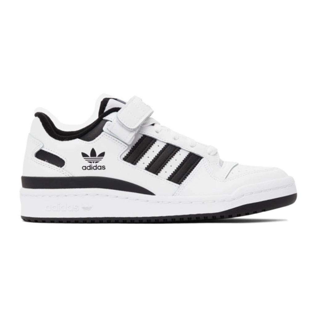 ADIDAS ORIGINALS Forum Touch-strap Lace-up Sneakers In White Product Image