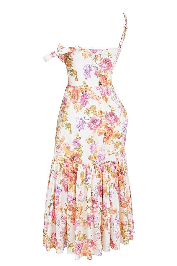 Elia Ivory Floral Midi Sundress Product Image