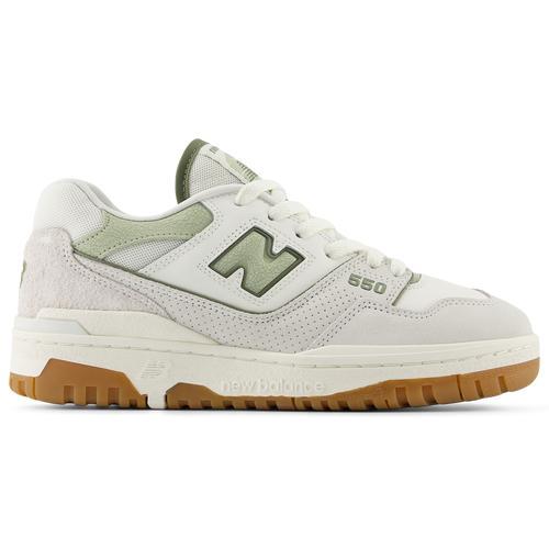 New Balance Womens 550 - Shoes White/Black/Grey Product Image