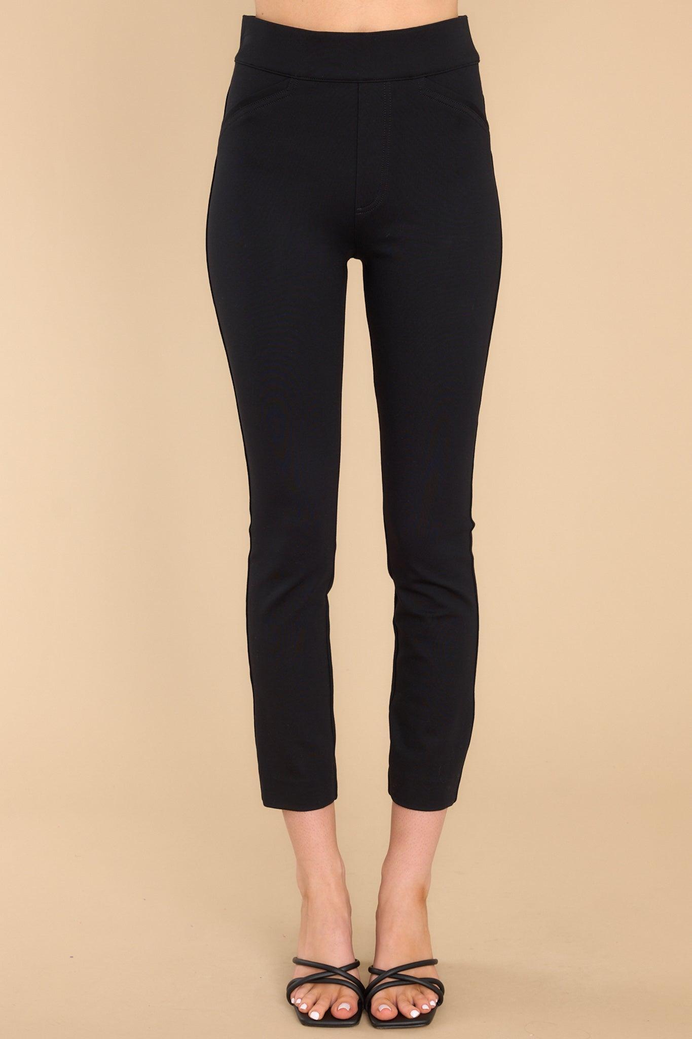 Spanx Black 4-Pocket Skinny Ponte Pants Product Image