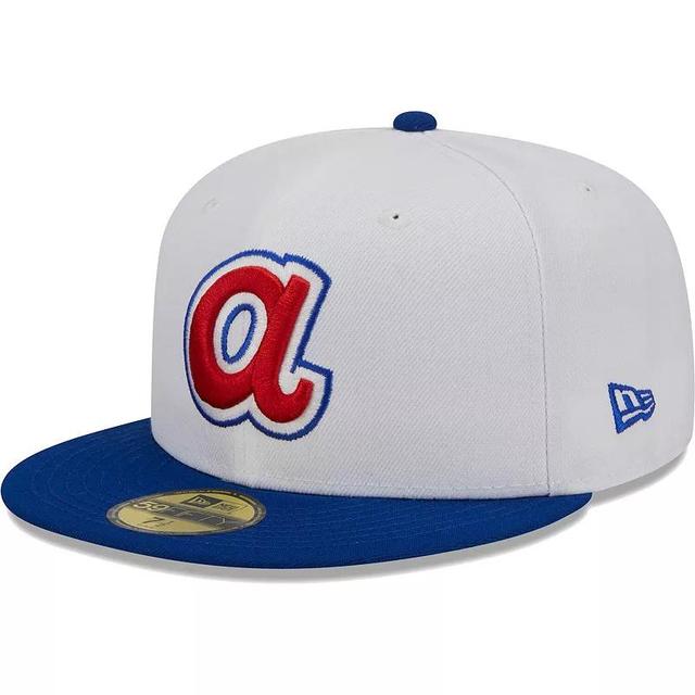 Mens New Era /Royal Atlanta Braves Optic 59FIFTY Fitted Hat Product Image