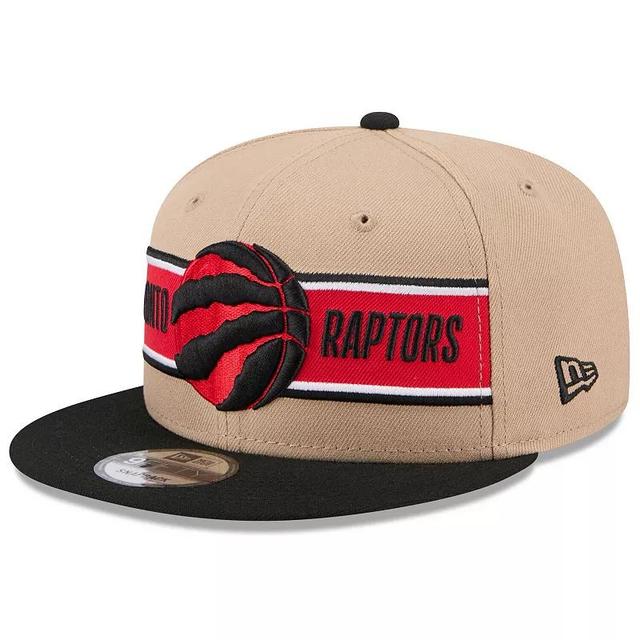 Mens New Era Tan/Black Toronto Raptors 2024 NBA Draft 9FIFTY Snapback Hat Product Image