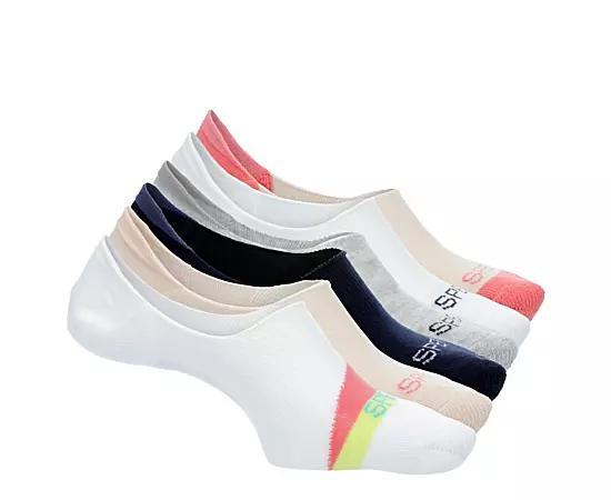 Sperry Womens Recycled Sneaker Liner Socks 6 Pairs Product Image