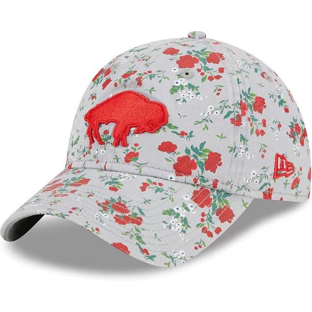 Womens New Era Gray Buffalo Bills Bouquet 9TWENTY Adjustable Hat Product Image