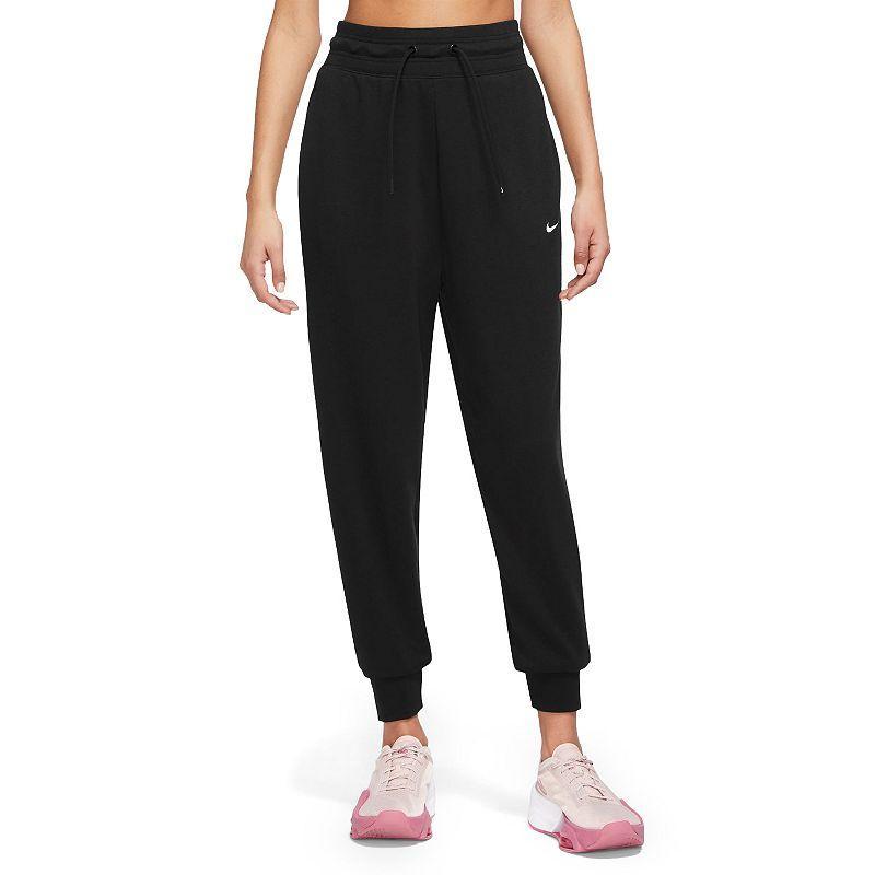 Womens Nike One Dri-FIT Joggers Grey Product Image