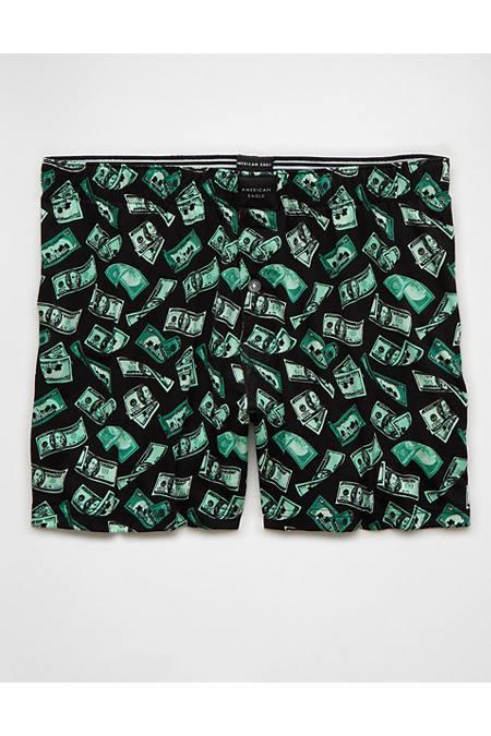 AEO Cherries Slim Knit Ultra Soft Boxer Short Mens Product Image