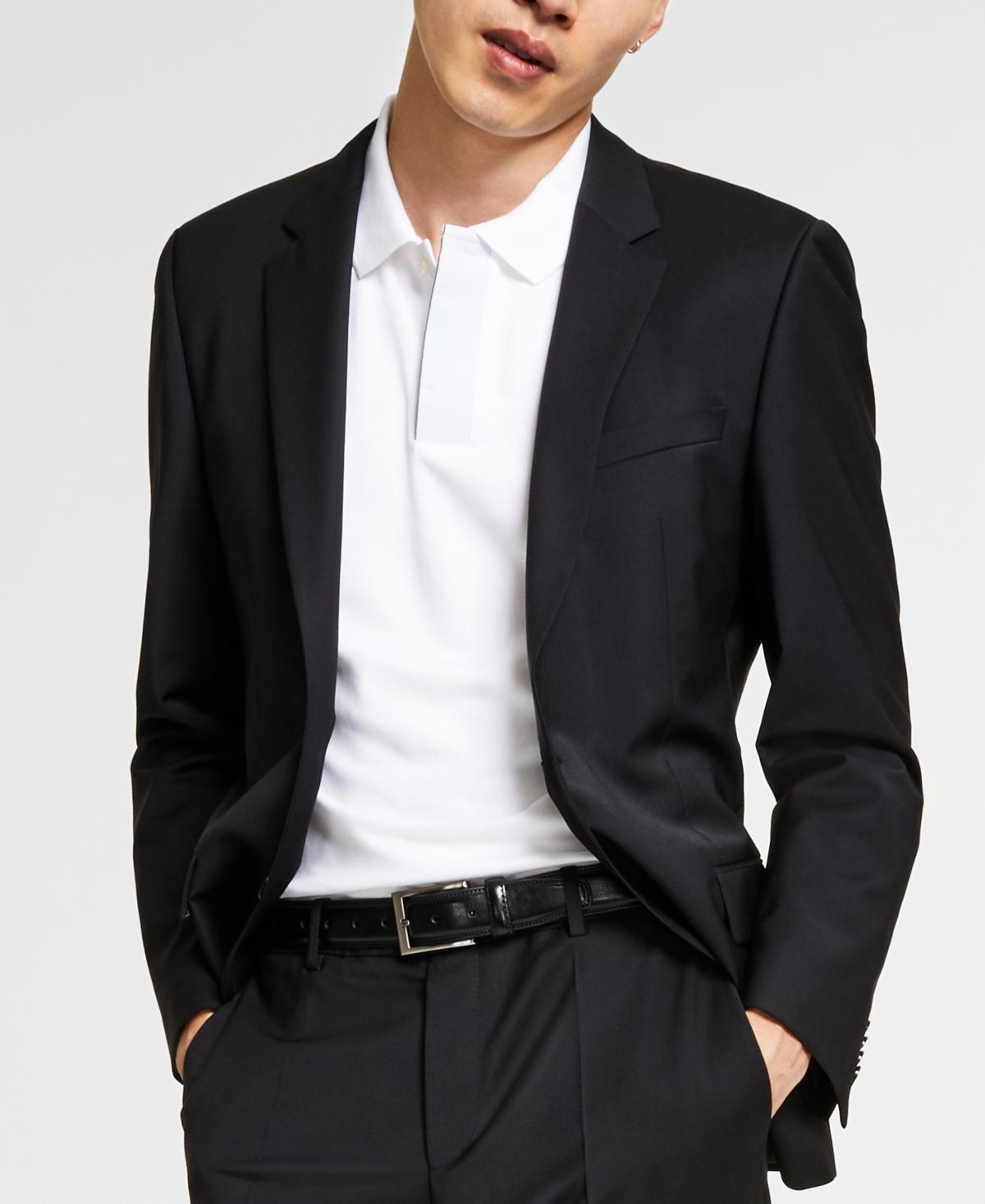 Hugo by Hugo Boss Mens Slim-Fit Superflex Stretch Solid Suit Jacket Product Image