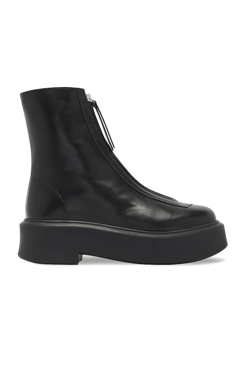 The Row - Women's Zipped Boot 1 - Black - IT 40 - Moda Operandi Product Image