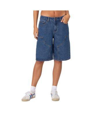 Women's Jacqui low rise denim bermuda shorts Product Image