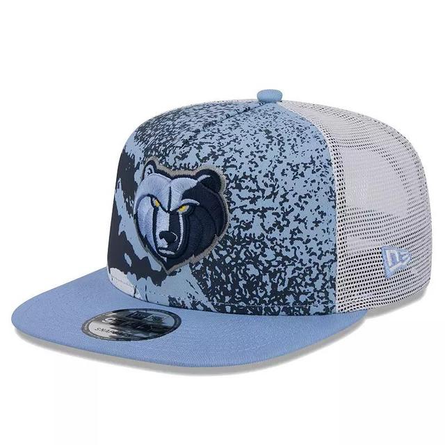 Mens New Era Light Blue Memphis Grizzlies Court Sport Speckle 9FIFTY Snapback Hat Product Image