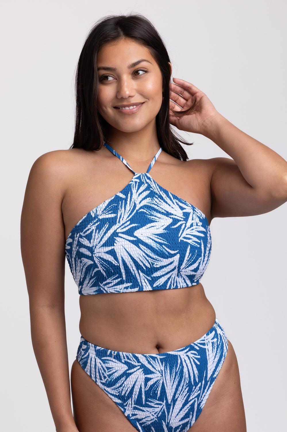 Luna Smocked Bikini Top Product Image