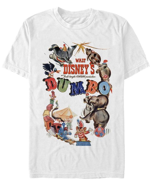 Mens Dumbo Theatrical Poster Short Sleeve T-shirt Product Image