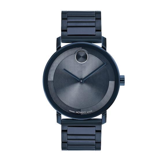 Men's Movado BoldÂ® Evolution Black IP Strap Watch with Textured Tonal Black Dial (Model: 3601123) Product Image