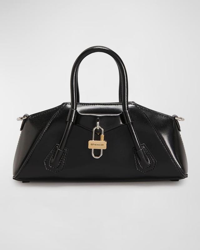 Antigona Stretch Mini Top Handle in Box Leather Product Image