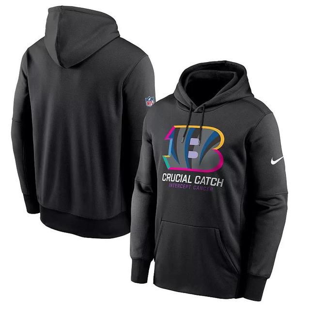 Mens Nike Cincinnati Bengals 2024 NFL Crucial Catch Performance Fleece Pullover Hoodie Product Image