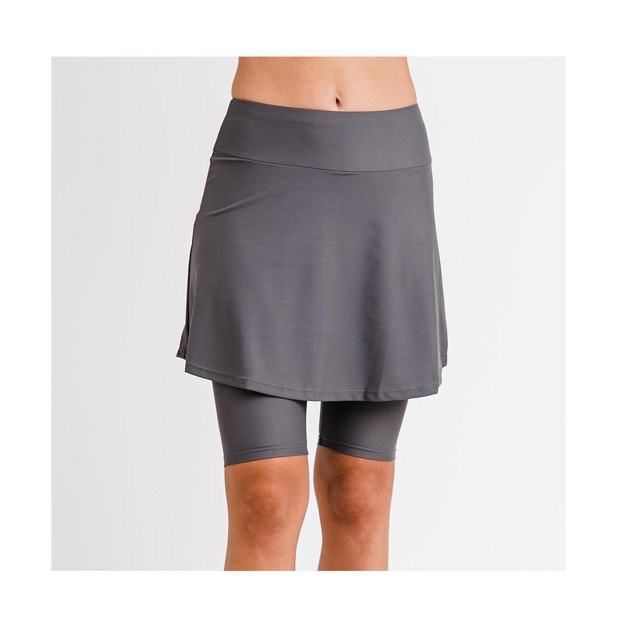 Calypsa Womens Midi Swim Skort Product Image