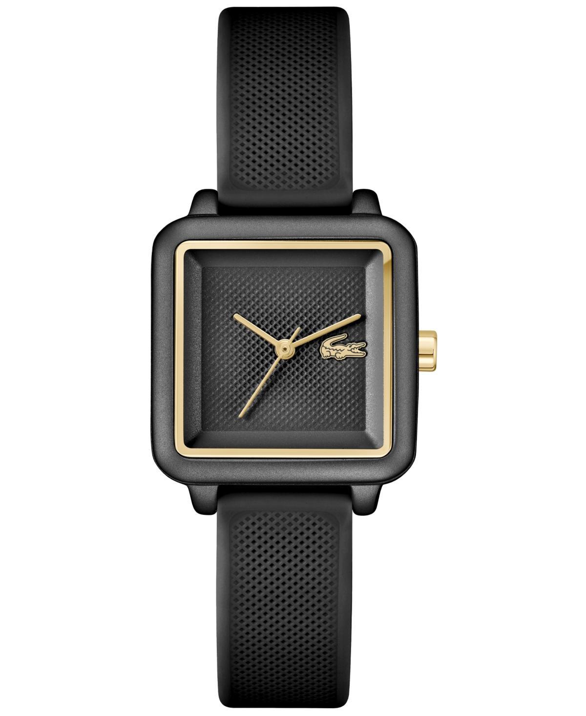 Lacoste Womens 12.12 Flow Quartz Analog Black Silicone Strap Watch Product Image