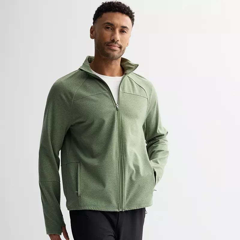 Mens Tek Gear Performance Fleece Zip-Up Jacket Malou Green Cd Product Image