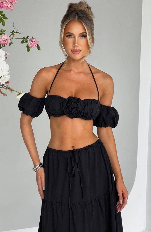 Carmen Top - Black Product Image