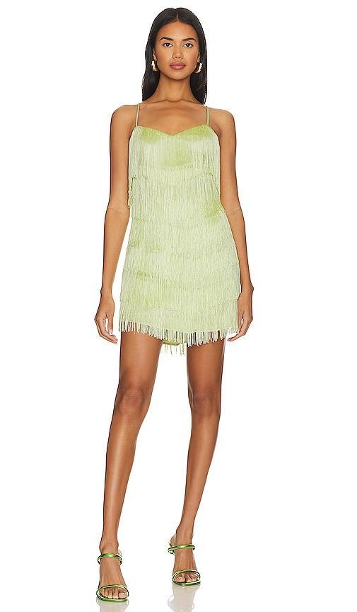 X Revolve Marquesa Fringe Mini Dress product image