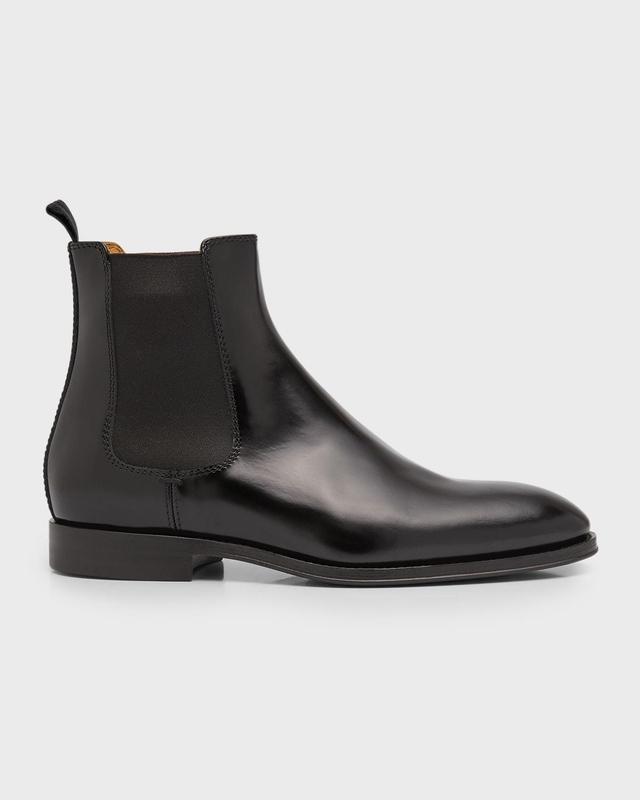 Mens Beatles Cuoio Leather Chelsea Boots Product Image