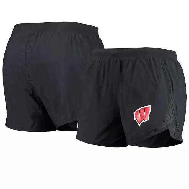 Womens Under Armour Wisconsin Badgers Fly By Run 2.0 Performance Shorts Product Image