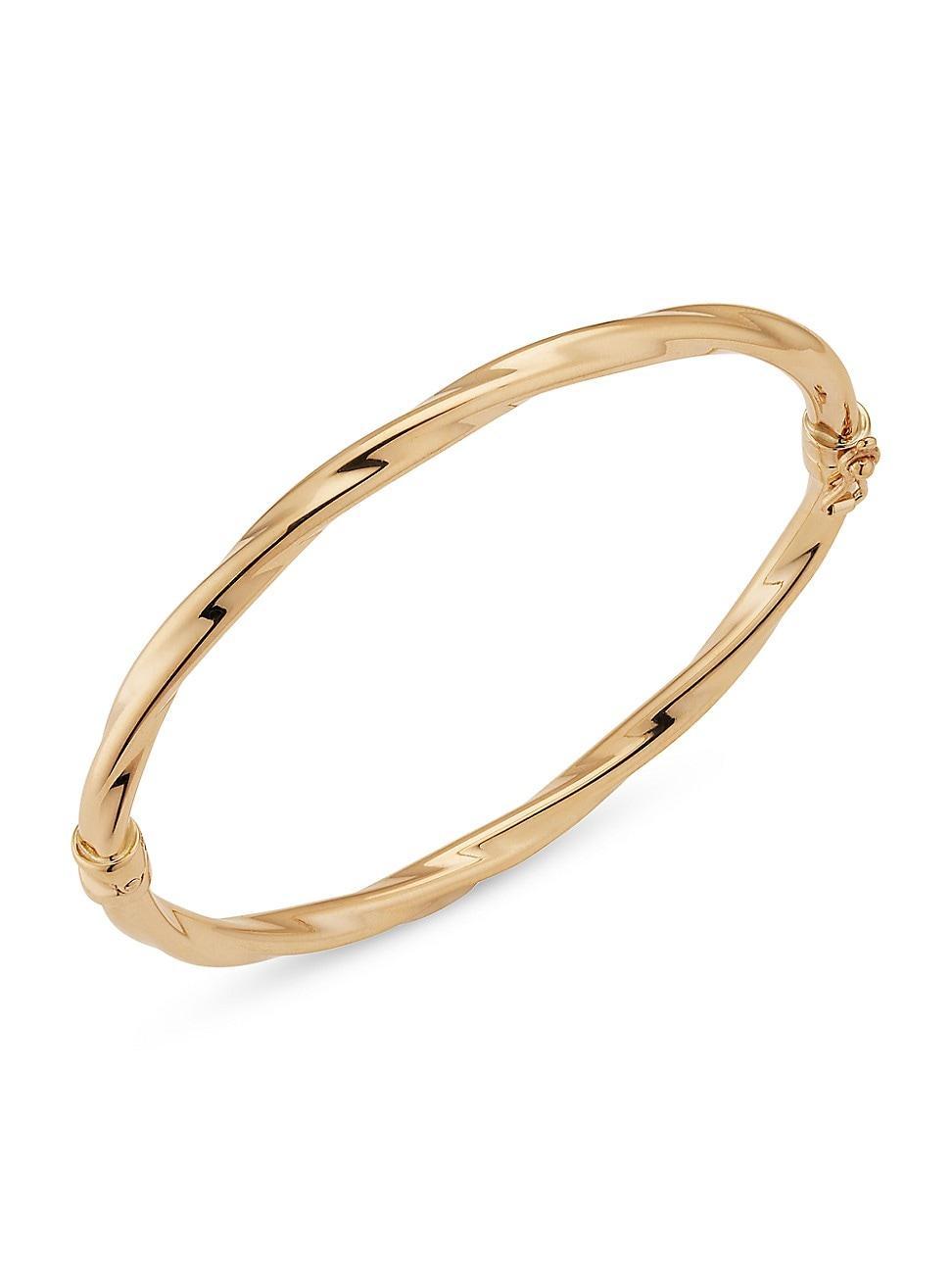 Womens 14K Yellow Gold Goddess Bangle Product Image