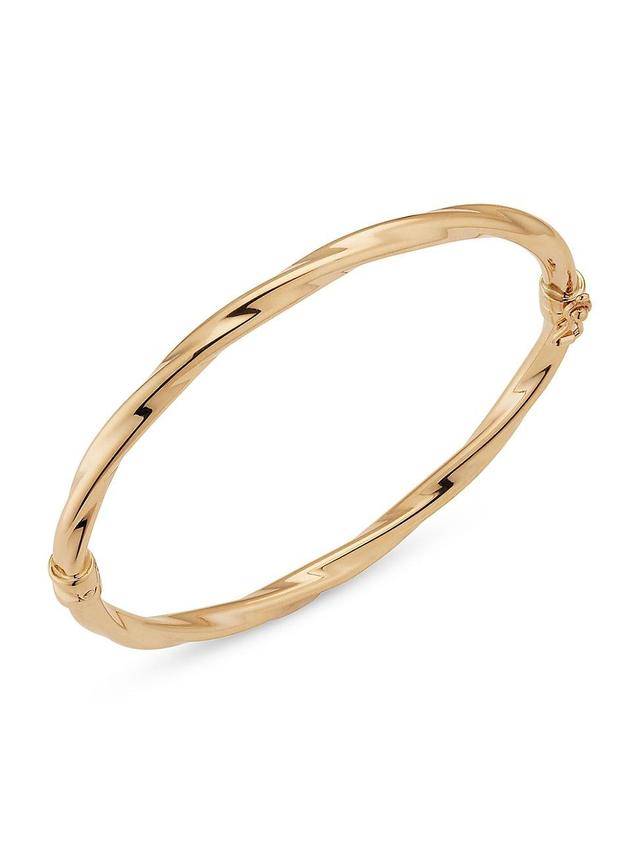 Womens 14K Yellow Gold Goddess Bangle Product Image