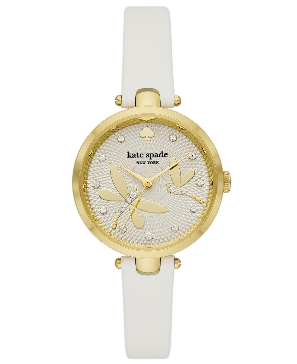 kate spade new york holland mother of pearl leather strap watch, 34mm Product Image