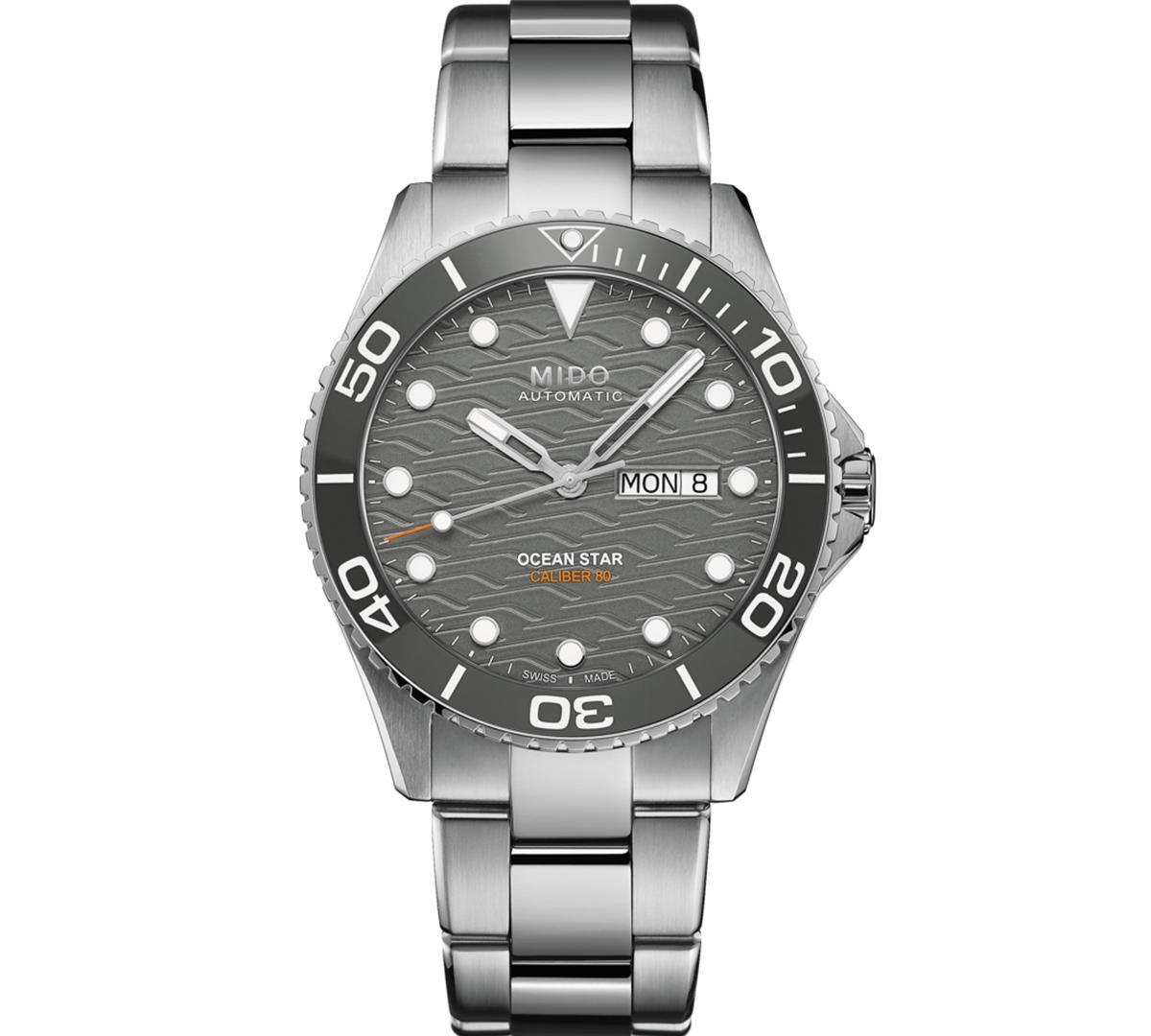 Mido Mens Swiss Automatic Ocean Star Stainless Steel Bracelet Watch 43mm Product Image