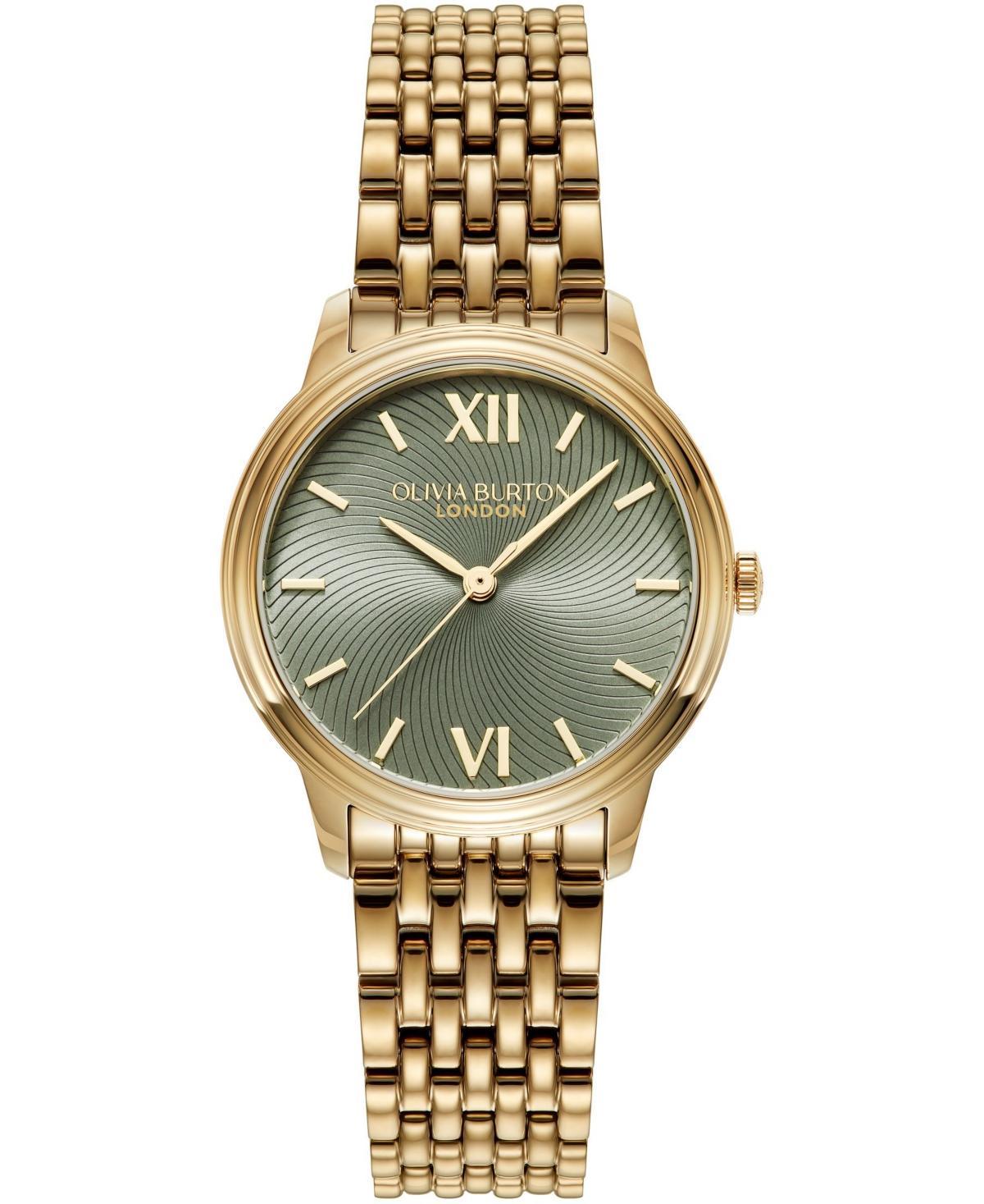 Olivia Burton Womens Classic Swirl Gold-Tone Stainless Steel Watch 32mm Product Image