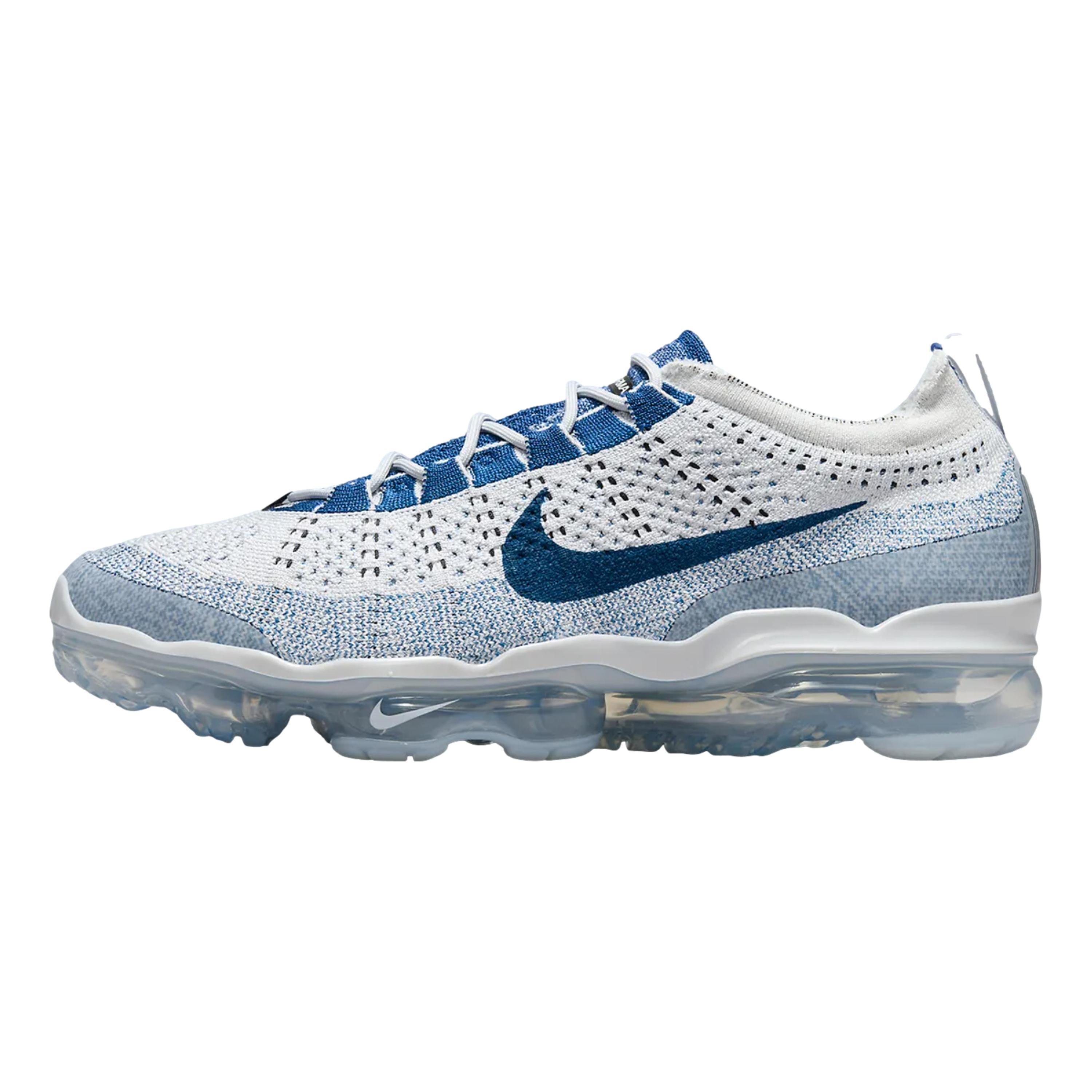 Air Vapormax 2023 Flyknit Pure Platinum/court Blue Dv1678-009 Men's In Grey Product Image