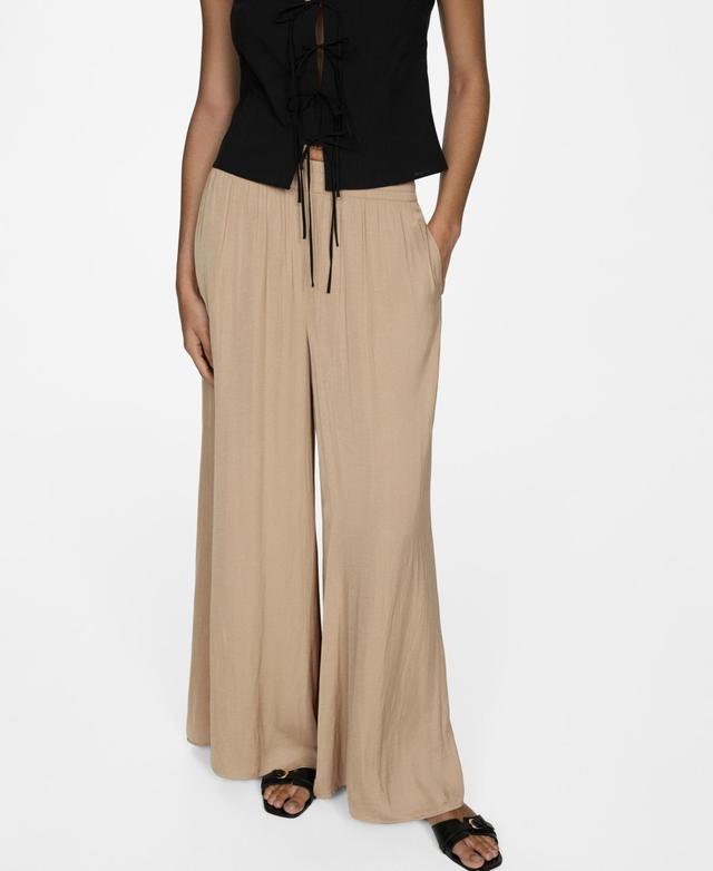 Women's Wide Leg Fluid Pants Product Image