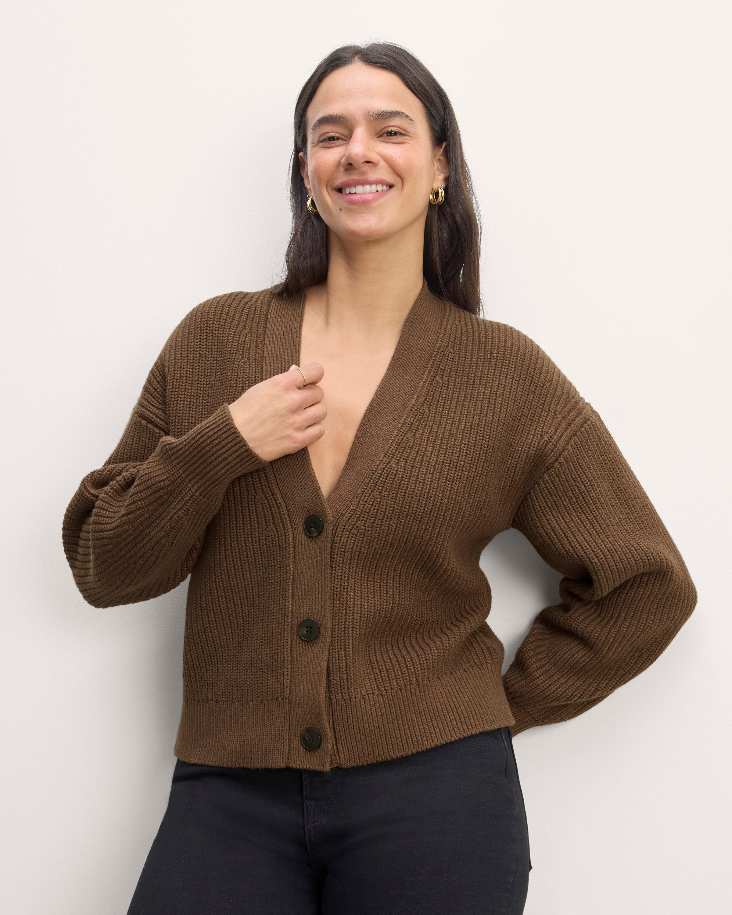 The Boxy Cardigan in Everyday Cotton Product Image