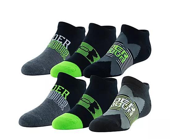 Under Armour Womens Small Essential Lite No Show Socks 6 Pairs Product Image