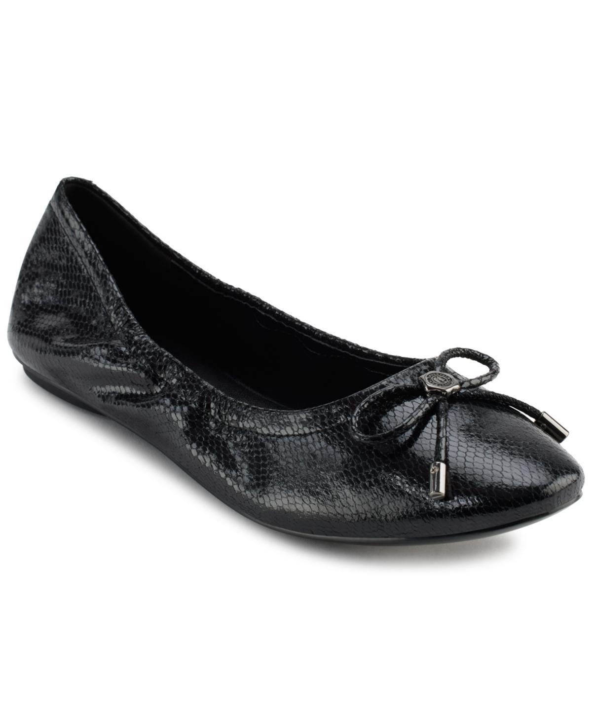 Karl Lagerfeld Paris Womens Velma Almond Toe Ballet Flats Product Image