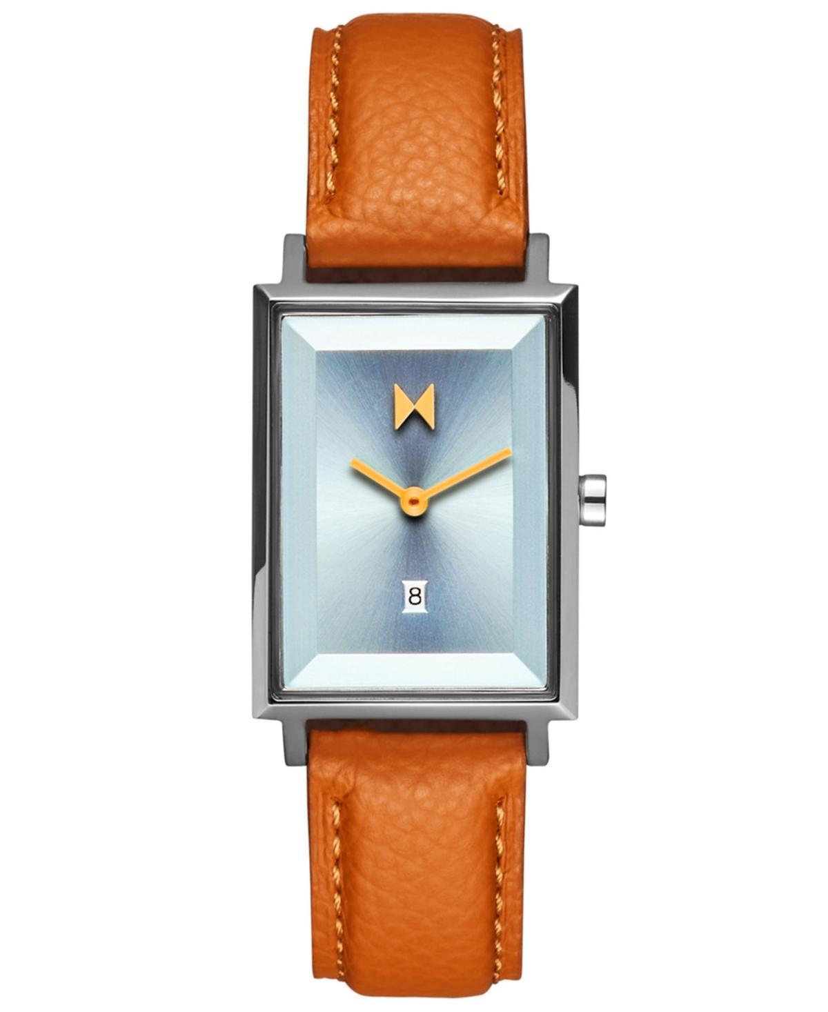 Mvmt Womens Quartz Signature Square Tan Leather Watch 24mm Product Image