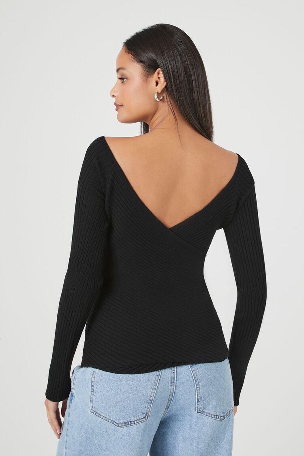 Ribbed Surplice Sweater | Forever 21 Product Image