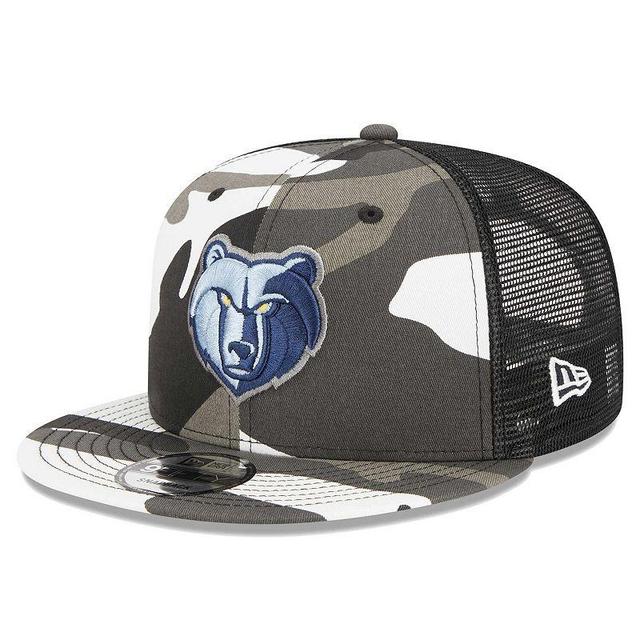 Mens New Era Camo Memphis Grizzlies Snow Camo Meshback 9FIFTY Snapback Hat Product Image