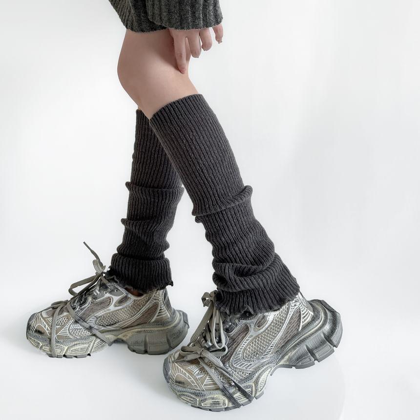 Plain Knit Leg Warmer Product Image