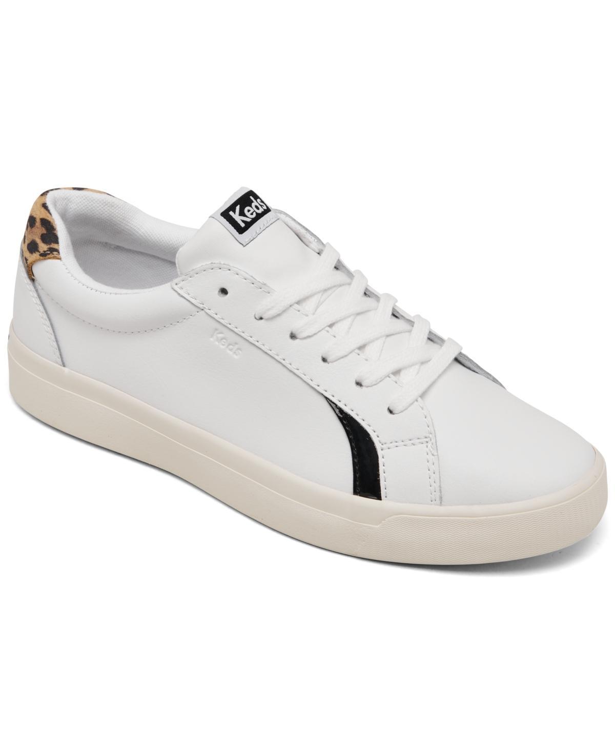 Keds Womens Pursuit Leather Lace-Up Casual Sneakers from Finish Line Product Image