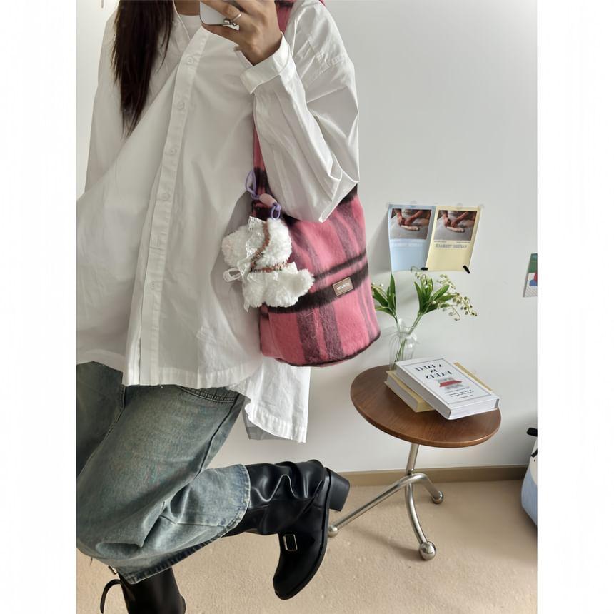 Plaid Bucket Bag Product Image