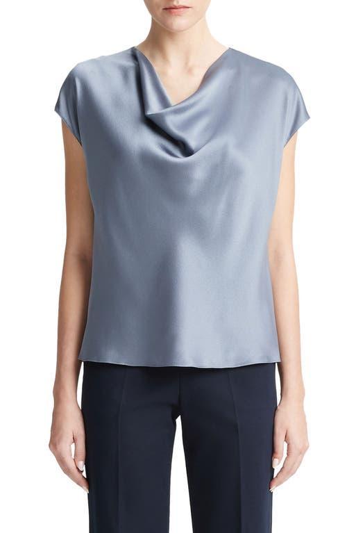 Vince Cowl Neck Silk Blouse Product Image