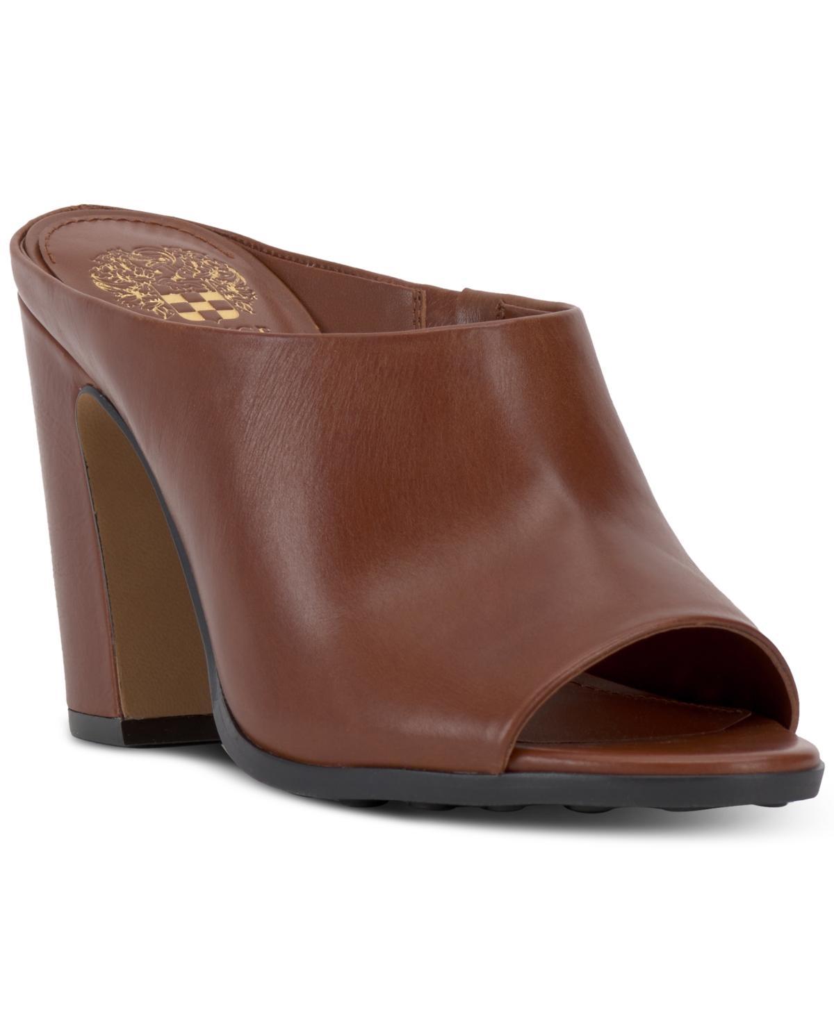 Vince Camuto Womens Brianda Peep-Toe Heeled Mules product image