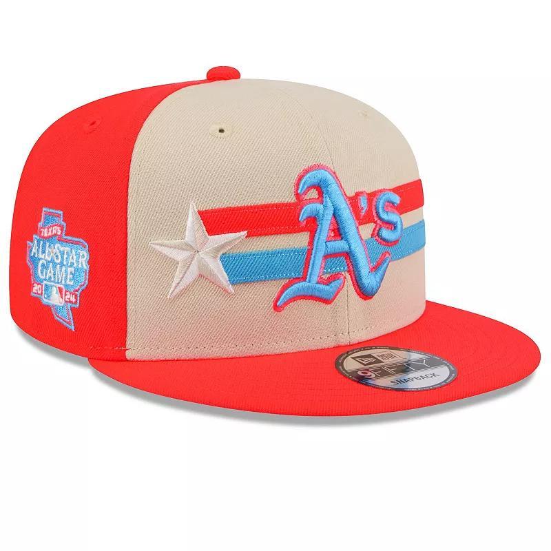 Mens New Era Cream Oakland Athletics 2024 MLB All-Star Game 9FIFTY Snapback Hat Product Image