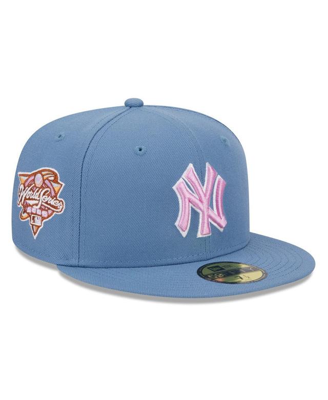 Mens New Era New York Yankees Faded Blue Color Pack 59FIFTY Fitted Hat Product Image